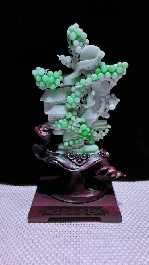 620726翡翠摆件【人生富贵 富贵满堂】 商品图3