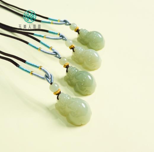 玉美人菲菲#和田玉貔貅吊坠约30*18mm-多样性发一 商品图0