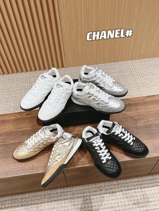 香奈儿熊猫色轻菱格纹隐藏款网球鞋棒球鞋（HC） 商品图0