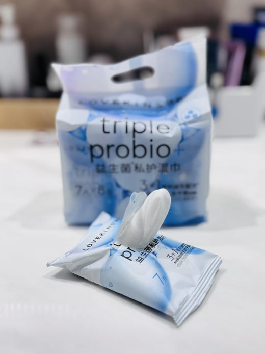 澳洲Lovekins沐歆益生菌系列卫生巾日用/量多日用/夜用/迷你巾 共四款 私护湿巾 商品图12