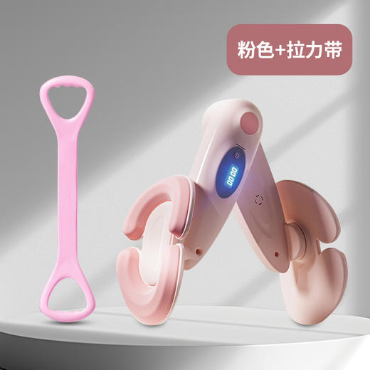 【美腿器！免费送瑜伽拉力带！】360°定位调整，轻松锻炼你的产后盆底肌，让你的大腿、美臀和手臂都得到锻炼。绝不滑动和松脱，紧贴身体。想要女神级的美腿、美臀？来试试这款升级版凯格尔计数器吧！ 商品图6