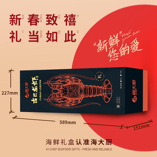 2025古巴龙虾礼盒1.5kg 商品图5