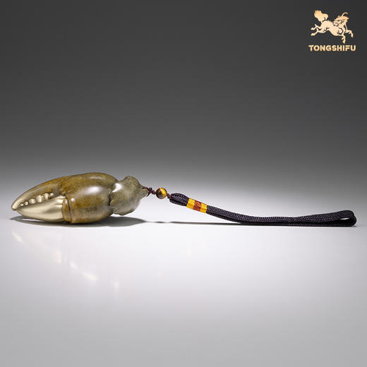 铜师傅铜摆件《手中有钱》螃蟹钳手把件家居把玩解压送老师礼物-分销 商品图2