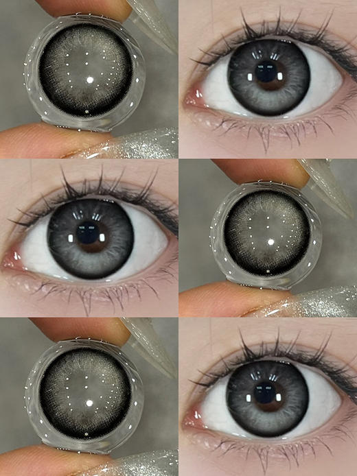 Blush girl  黑暗胡椒 半年抛 2片 14.5mm 参考着色13.9mm 基弧8.6 含水38% 新锐国货 商品图1