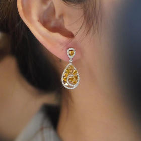 ONLY系列 18K镶钻石 耳坠