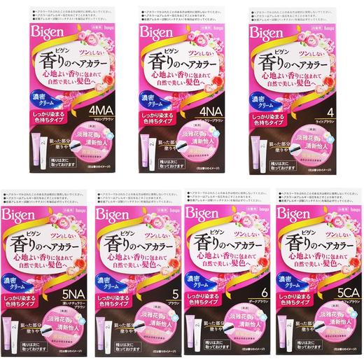日本美源花果香染发膏80g 多色系淡雅花香清新怡人 110900/110901/110902/110904/110905/110907 商品图0