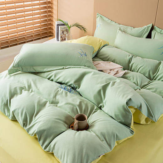 多喜爱兰亭如梦爱摩卡绒保暖舒适磨毛四件套【分仓直发，72小时发货，周末节假日不发货】 商品图5