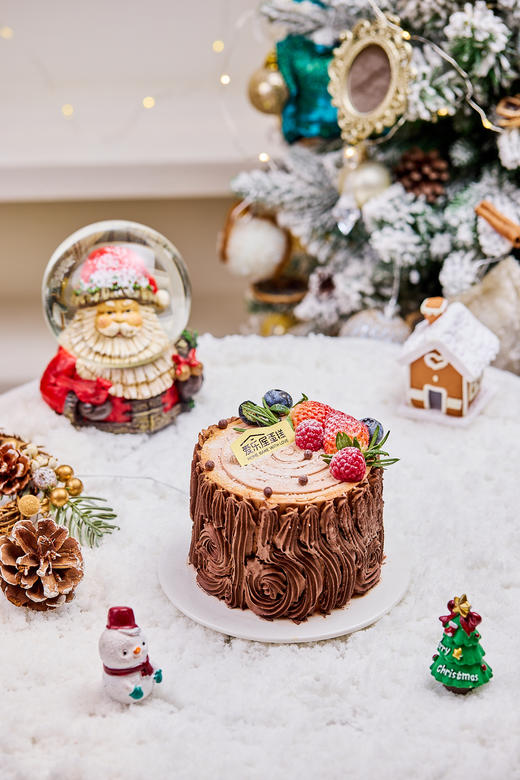 黑巧树桩蛋糕 商品图0