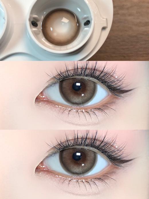 PuffGirl（Puff Girl）日抛 10片装  姜饼小熊  直径14.5mm着色13.8mm 商品图3