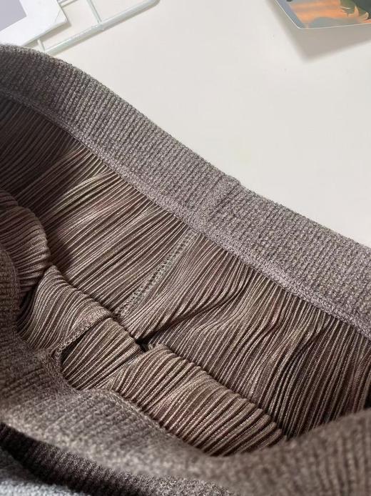 520活动促（NO退）-197坑条肌理纹阔腿裤-喜出 商品图5