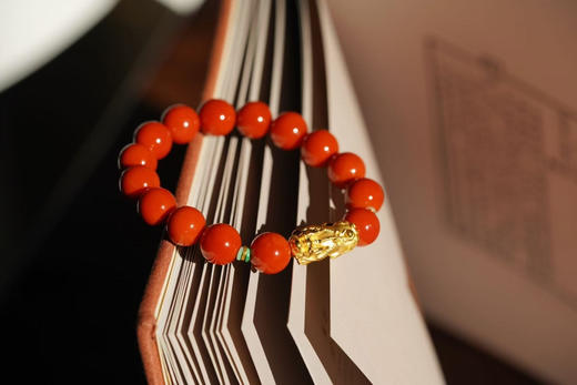 千足金南红貔貅 商品图7