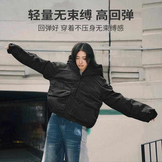 【比羽绒还要暖的棉】斯辰唯佳金标Primaloft棉 纳米级绝热材料 山系户外风格 男女同款棉服  棉服帽可隐藏 轻量高回弹无束缚 商品图3