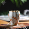 问鼎汝瓷鼎峰系列月白小佛手杯（红竹蜻蜓）（缺货） 商品缩略图0