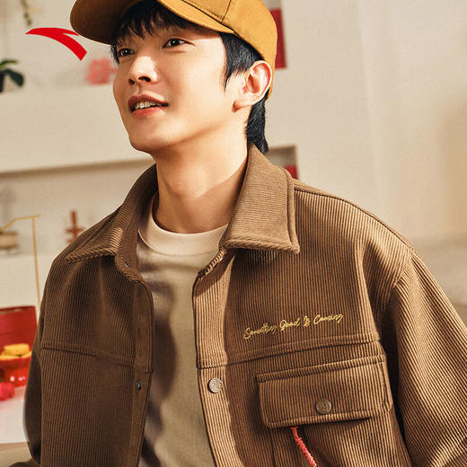 安踏（ANTA）好事发生  新年款男子冬季新款加绒加厚茄克外套152518601 商品图1