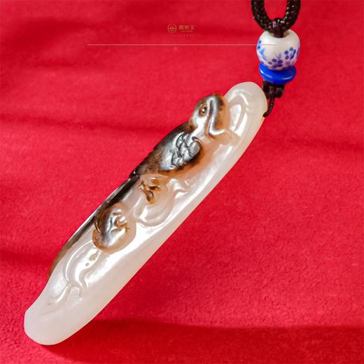 新疆国玉盟世玉羊脂玉挂件（吉祥动物）【带证书·顺丰物流】 商品图0