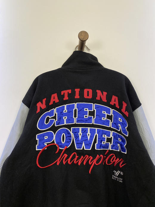 Y2K Vintage CHEER POWER 棒球外套 校队外套 休闲外套 _CJK(M) 商品图1
