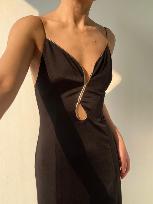 CG｜Jessica Dress 吊带连衣裙［ 黑 / 白 ] 商品图4