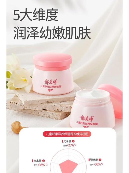 郁美净儿童舒柔滋养保湿霜50G 商品图2