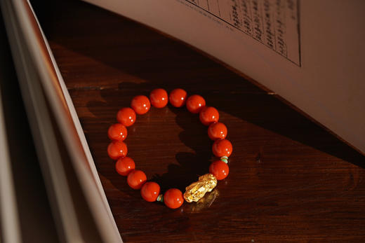 千足金南红貔貅 商品图0