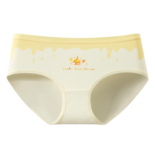 【品牌优选】芬腾内裤女棉质抗菌卡通可爱提臀舒适透气中腰布朗熊联名三角裤头 商品图4