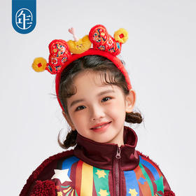 年衣女童发箍财蛇驾到原创头饰简约百搭新款宝宝印花可爱发饰