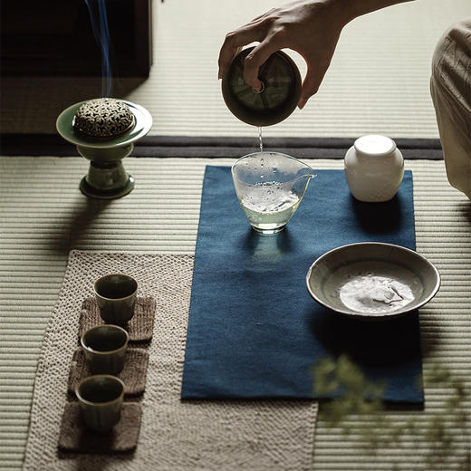 束刻<越窑青瓷五行盖碗套组> 商品图1