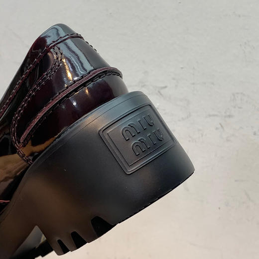 原单乐福鞋miumiu金币中跟乐福鞋 商品图10