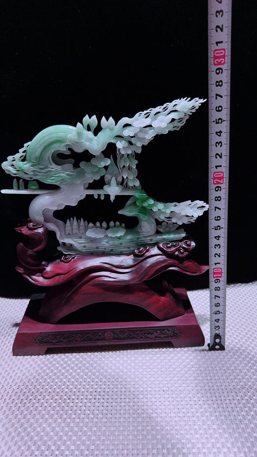 620721翡翠摆件【一路发财 鹿鸣蝉音】 商品图2