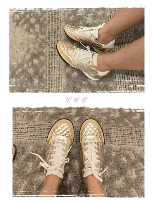 香奈儿熊猫色轻菱格纹隐藏款网球鞋棒球鞋（HC） 商品图7