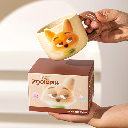 摩登主妇迪士尼疯狂动物城马克杯家用陶瓷杯对杯可爱杯子情侣水杯 商品图2