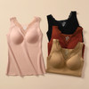 芬腾保暖背心女士带胸垫2024新款秋冬季蕾丝边内衣女款内搭打底衫 商品缩略图1