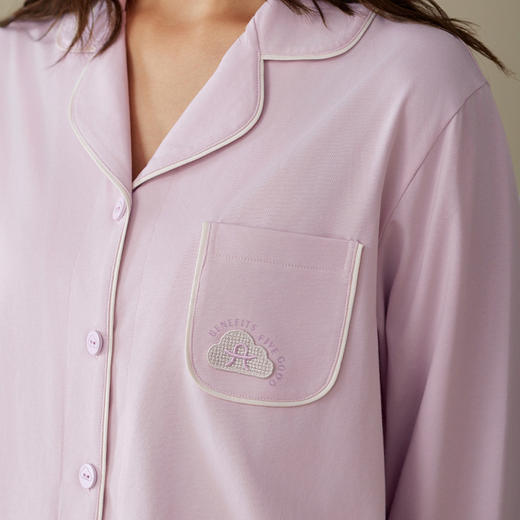 秋季男女100%棉开衫家居服套装 芬腾  A-5197 商品图2