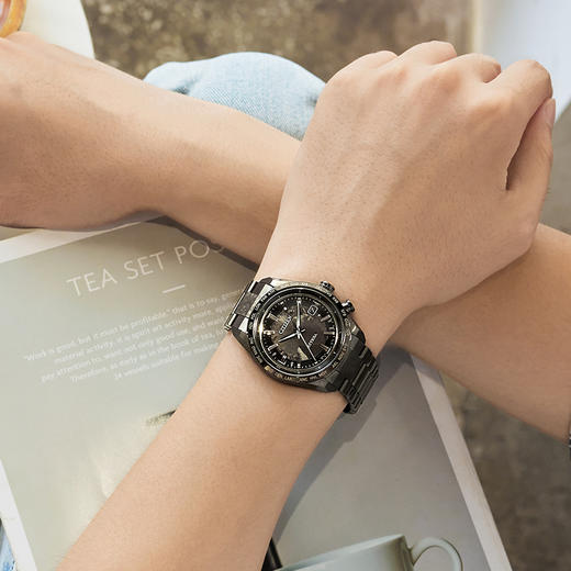 CITIZEN/西铁城限量款点对时男表CB0285-63E 商品图11