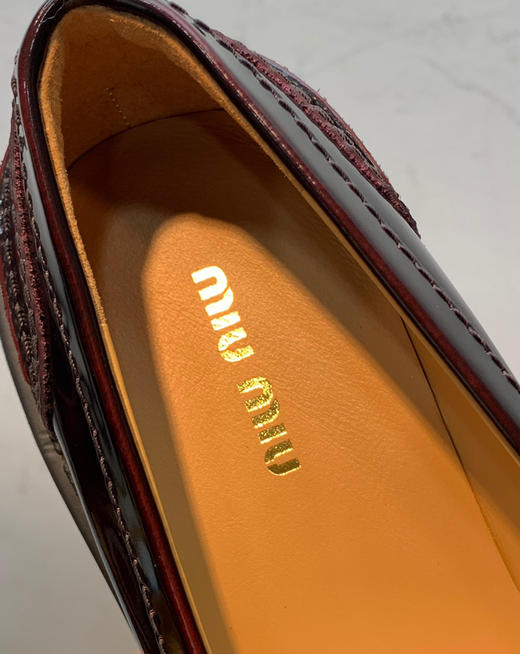 原单乐福鞋miumiu金币中跟乐福鞋 商品图9