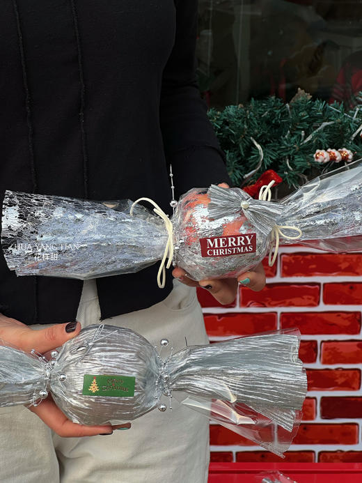 圣诞限定 ｜甜蜜心意 · 圣诞苹果糖（包装配饰及贴纸样式随机） 商品图0