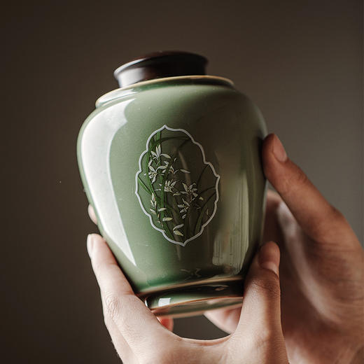 暮苍斋<窗兰丹秋茶叶罐> 商品图1