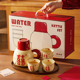 摩登主妇陶瓷泡茶壶套装新婚结婚圣诞礼物送新娘乔迁新居茶具杯子