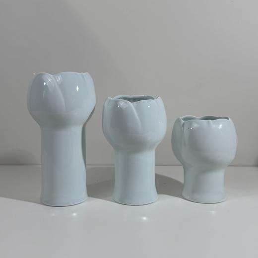 不仁斋 薛继业 陶瓷  茉莉花瓣花瓶花插客厅卧室桌面摆件花瓶花插 商品图4