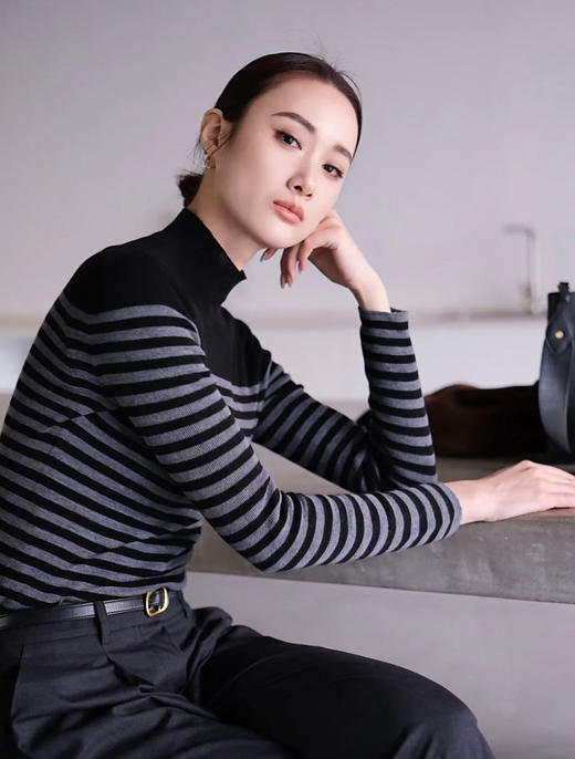 工厂订单余！少量！敲高性价比 之he半高领羊毛针织衫！ 商品图4