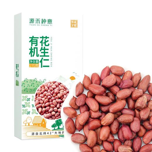 源禾种意有机花生仁(红皮花生)270g 商品图2