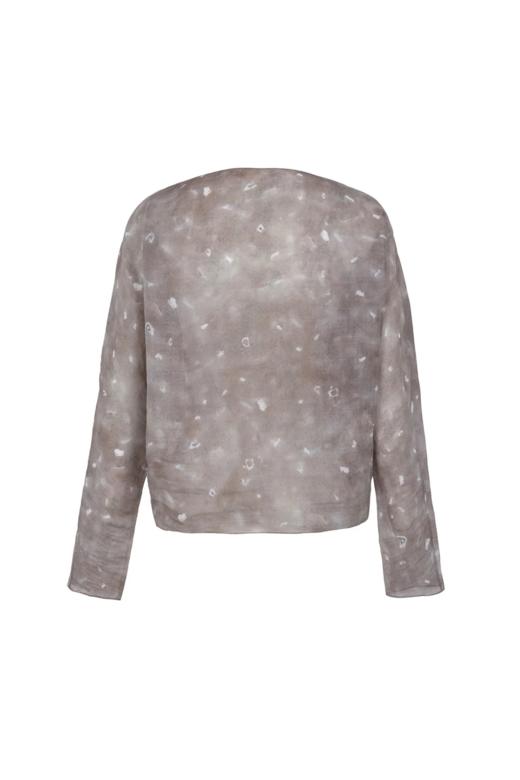 Cortana 灰褐光影YO苎麻上衣 商品图5