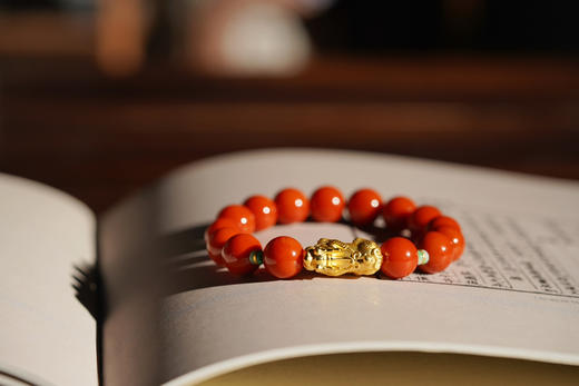 千足金南红貔貅 商品图2