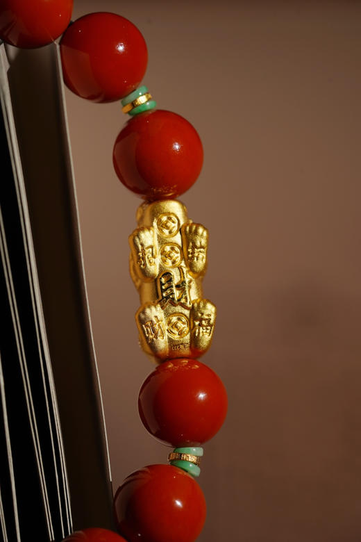 千足金南红貔貅 商品图1