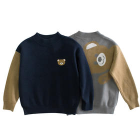 【89/2件】27kids品牌童装儿童毛衣 男童棉线针织毛衫