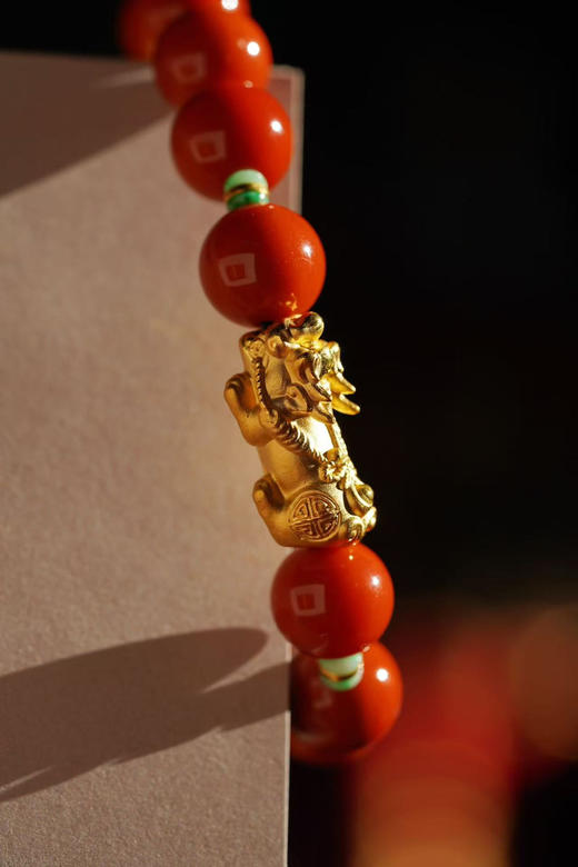 千足金南红貔貅 商品图10