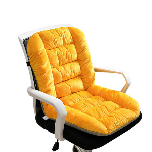 加热连体坐垫办公室椅子垫靠背一体发热座椅垫学生椅垫 商品图4