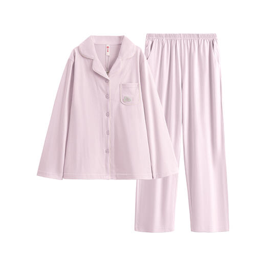 秋季男女100%棉开衫家居服套装 芬腾  A-5197 商品图4