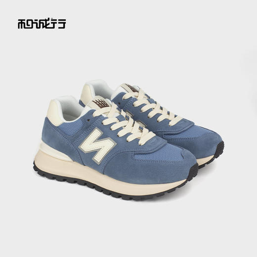和诚行 2024秋冬新款舒适百搭厚底休闲运动鞋女撞色老爹鞋0551092 商品图4