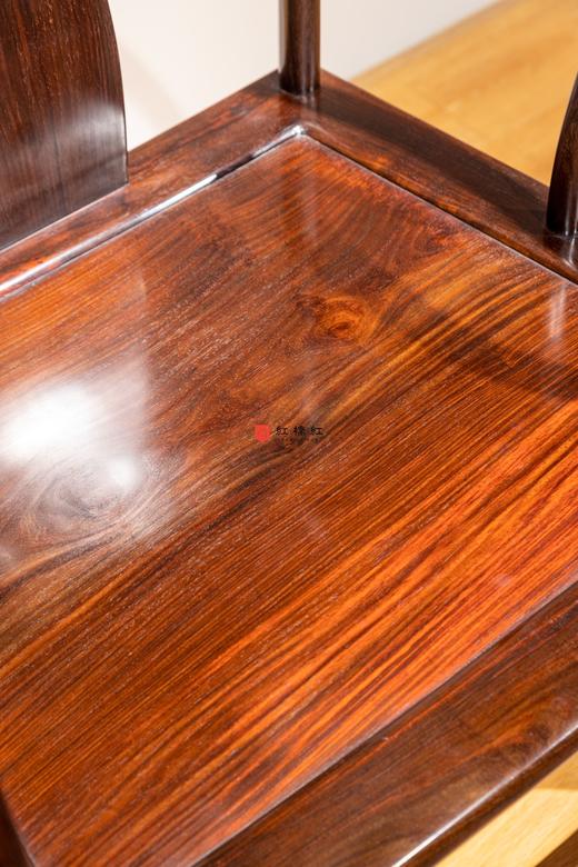 红桥红  家具严选  大红酸枝（交趾黄檀）【王款 大扇形 南官帽椅】 商品图4