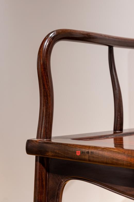 红桥红  家具严选  大红酸枝（交趾黄檀）【王款 大扇形 南官帽椅】 商品图3